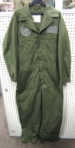 Mono utilitario USGI OD verde poli/algodón 42R doble cremallera ligero excelente - Imagen 1 de 5