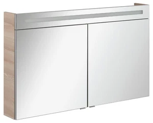 Fackelmann B.CLEVER LED Spiegelschrank Badspiegel Braun 120 cm Made in Germany - Bild 1 von 7