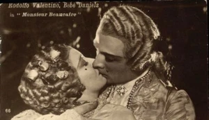 c.1924 RODOLFO VALENTINO, Bebe Daniels, “Monsieur Beaucaire” Ballerini & Fratini - Bild 1 von 2