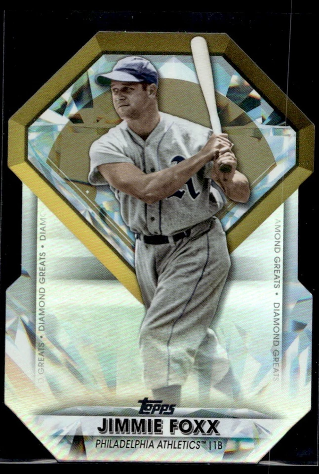 2022 Topps Update Diamond Greats Die-Cuts Jimmie Foxx Philadelphia Athletics - Image 1 of 2