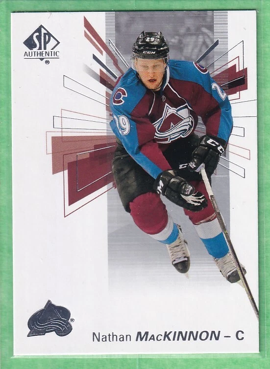 2016-17 SP Authentic #3 Nathan MacKinnon Colorado Avalanche - Image 1 of 2