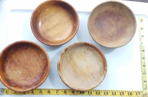Verschiedene Servierschalen aus Holz 4 Stück - Bild 1 von 5