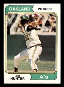 1974 Topps Baseball #7 Jim Hunter NM *d3