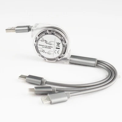 3 in 1 Fast USB Charging Cable Universal Multi Function Cell Phone Charger Cord♡ - Image 1 of 4