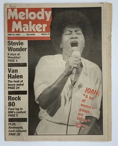 Melody Maker June 28 1980 Joan Armatrading Van Halen Festivals - Picture 1 of 6