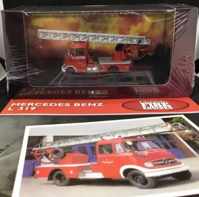 Atlas Edition Mercedes Benz L 319 German Fire Brigade Engine BNIB 1:72 Scale - Image 1 of 4