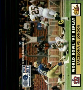 1991 Pro Set WLAF 150 Football Card Pick