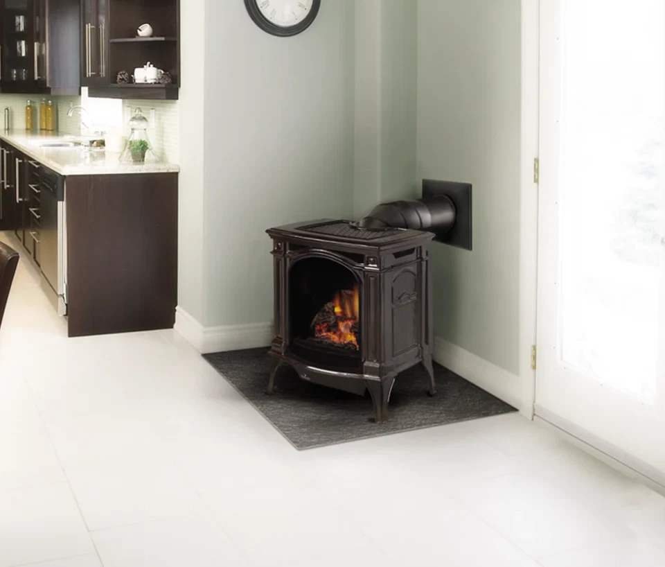 Estufa Napoleon Bayfield Direct Vent NG, blanca, milivoltios, GDS25NW-1 Foto 1 de 4