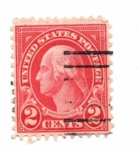 Scott 634 US Stamp 1926-28 2c Washington Used (a5) - Picture 1 of 2