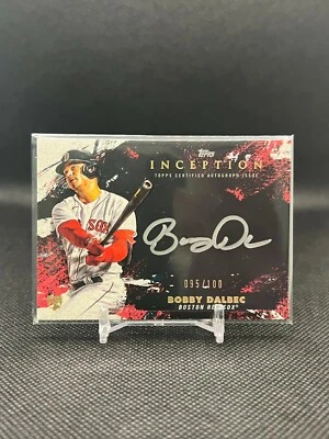 2021 Topps Inception Bobby Dalbec Silver Signings RC Auto Autograph /100 - Image 1 of 2