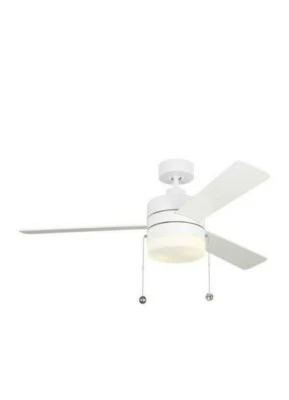 Monte Carlo Syrus 52 in. LED Matte White Ceiling Fan with Light Kit 132 CM SYRUS - Image 1 of 4