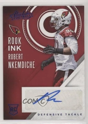 2016 Panini Absolute Rook Ink Blue Robert Nkemdiche #42 Rookie Auto RC - Image 1 of 2
