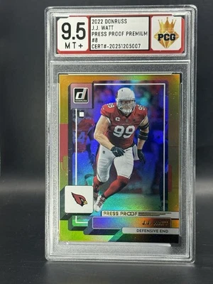 Donruss Press Proof Premium #8 2022 J.J Watt  Foto 1 de 2