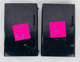 Broken Lot of 2 Wii U Black 32GB WUP-101(02) Video Game Consoles Parts / Repair