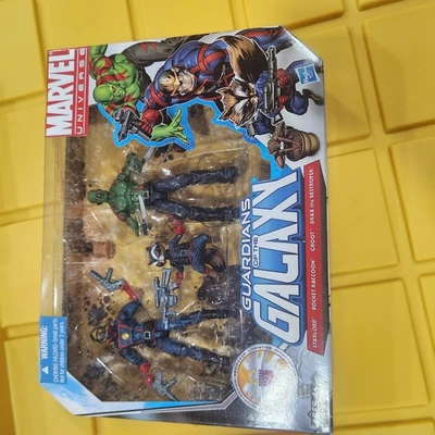 2011 Marvel Universe MCU Guardianes de la Galaxia Rocket Groot Drax H61#2 Foto 1 de 2