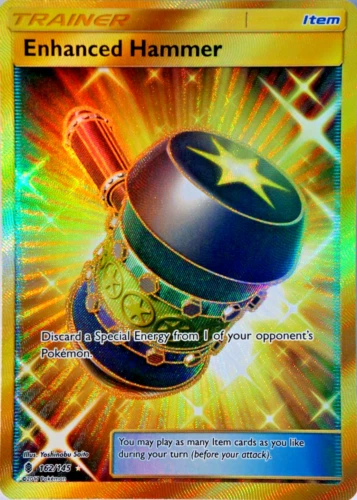 1x Martillo Mejorado - 162/145 - Pokémon Secreto Raro Moderadamente Jugado SM02 - Guar Foto 1 de 1