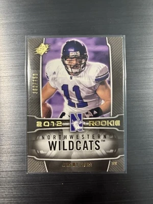 2012 Upper Deck SPX #177 Jeremy Ebert RC #/750 Northwestern  - Image 1 of 2