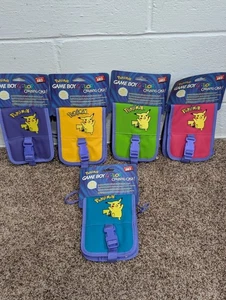 Brand New Pokemon - Vintage Teal Game Boy Color Carrying Case Bag GBC Nintendo - Picture 1 of 5