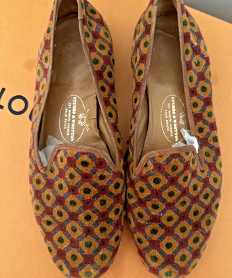 Mocasines Stubbs and Wooten con estampado de punta de aguja talla 6,5 Foto 1 de 4
