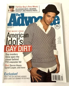 The Advocate Mag April 2007 40th Anniversary Music Issue Pete Wentz Cyndi Lauper - Picture 1 of 8