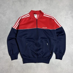 1980s 1990s Adidas Vintage Template Track Jacket Size M - Picture 1 of 15