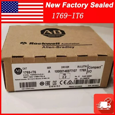 Allen-Bradley 1769-IT6 SER A CompactLogix Thermocouple/mV Input Module NEW - Image 1 of 4
