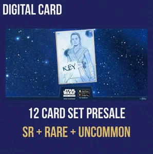 JUEGO DE 12 CARTAS WATERCOLOR WAVE 1 PREVENTA SR+RARO+UC Topps Star Wars Trader 2026 - Imagen 1 de 3
