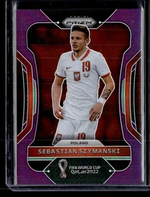 2022 Panini Prizm FIFA World Cup Qatar #171 Sebastian Szymanski Purple Prizm SN - Image 1 of 2