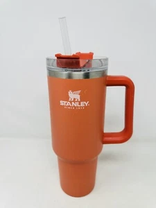 Authentischer Stanley Quencher H2.0 40 Unzen Koralle Orange Flowstate Becher EUC - Bild 1 von 7