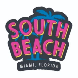 South Beach Miami Florida Sticker Decal - Picture 1 of 2