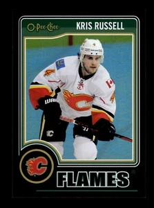 3-11-18 PWE READ . 2014-15 opc o-pee-chee black /100 #343 kris russell (A) - Picture 1 of 2