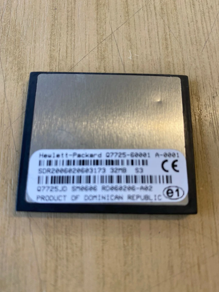 Q7725JD HP LASERJET FIRMWARE FLASHCARD 32MB Q7725-60002 - Image 1 of 1