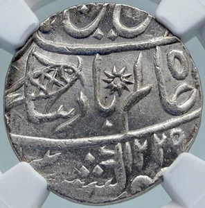 1749 (FE 1229) INDIA BRITISH OLD Bombay Presidency Silver RUPEE Coin NGC i86946 - Picture 1 of 5
