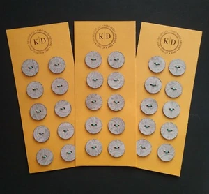 Paper Buttons Set of 10 - Picture 1 of 1