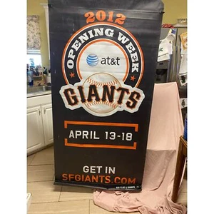 2012 Eröffnungswoche San Francisco Giants Banner mit Box - Bild 1 von 1
