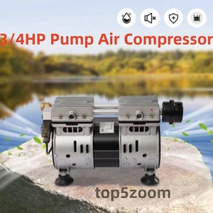 Compresores de aire con bomba de 3/4 HP aireador de estanque aireación de lago lago lago de 3 acres con silenciador - Imagen 1 de 23