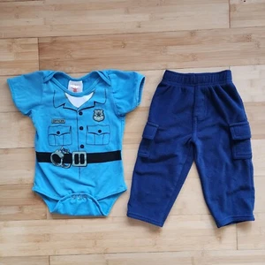 Rubie's Halloween Police Officer Costume Baby Infant 6-12M Cosplay Top & Pants - Picture 1 of 9