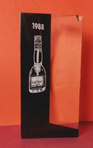 1988 Grand Marnier Vintage Deco Bistro Advertising Block - Picture 1 of 6