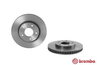 Brake Discs Front Orius Fits Mitsubishi Lancer 2007- 1.5 1.6 1.8 D 2.0 - Image 1 of 2