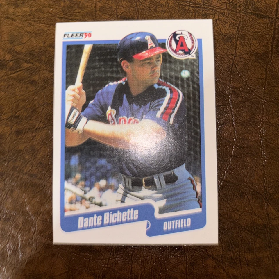 1990 Fleer Dante Bichette California Angels #127 in PERFECT CONDITION! - Image 1 of 4