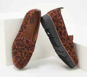 Dr. Scholls Shoes Womens Webster Loafer, Brown Black Leopard, 6