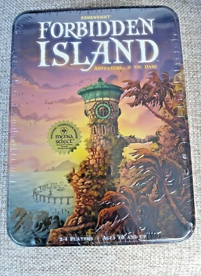 New  and sealed FORBIDDEN ISLAND game by GameWright for 2 -4 players ages 10+. - Image 1 of 4