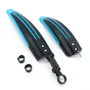 Cycling Mud Guards Mountain Bike Tire Fenders Bicycle Front & Rear Mudguard - Picture 1 of 14