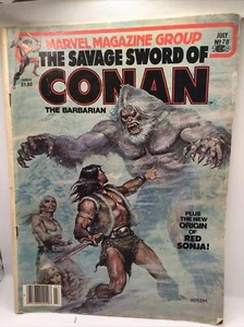 Savage Sword of Conan the Barbarian 78 Magazine Marvel - Picture 1 of 5