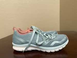 Saucony Womens Liteform Feel Running Shoes Blue S30008-13 Low Top Sneakers 7.5M - Picture 1 of 8