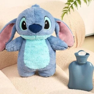 Kawaii Stitch Plush Hot Water Bottle Winter Hand Warmer - Picture 1 of 6