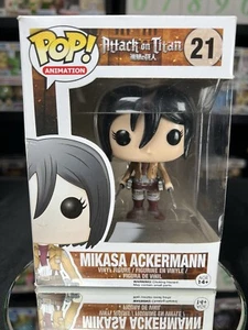 New Funko Pop - Mikasa Ackermann 21 - Attack on Titan - Pop Anime - Picture 1 of 6