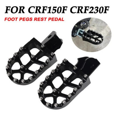 For HONDA CRF150F CRF230F 2003-2023 Footrest Footpegs Foot Pegs Rest Pedal — 第 1/4 张图片