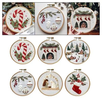 Weihnachtsstickerei-Starter-Set, dekorative Malerei, Kreuzstich für - Bild 1 von 2