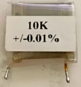 CANTIDAD 5 RESISTENCIAS DE PRECISIÓN WIREWOUND DE BAJO TC 10,0 KΩ/0,01 % **SE ENVÍA DESDE EE. UU.** - Imagen 1 de 1
